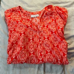 Kim Rogers Floral Top